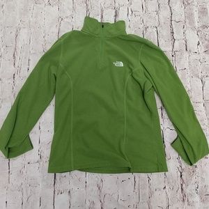 The north face half zip fleece pullover